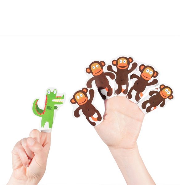 five little monkeys finger puppets