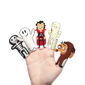 Classic Monsters Paper Finger Puppets
