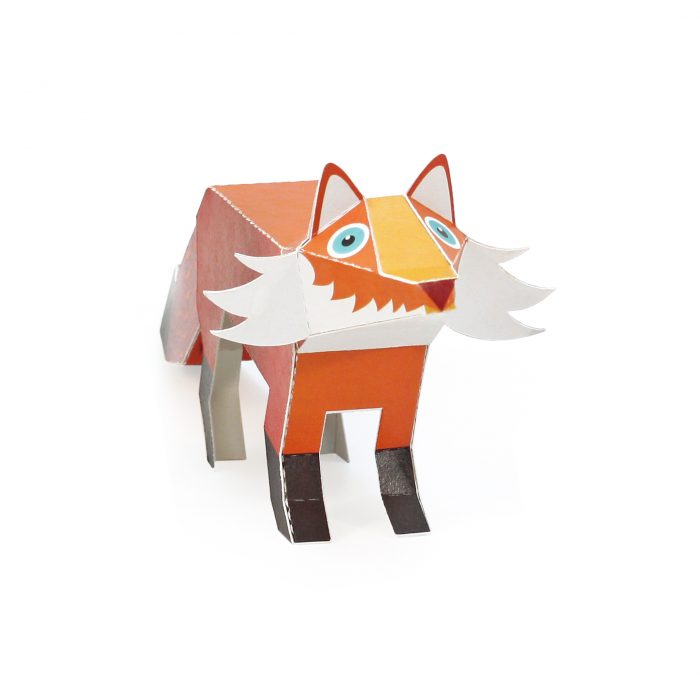 Forest Animals Paper Toys
