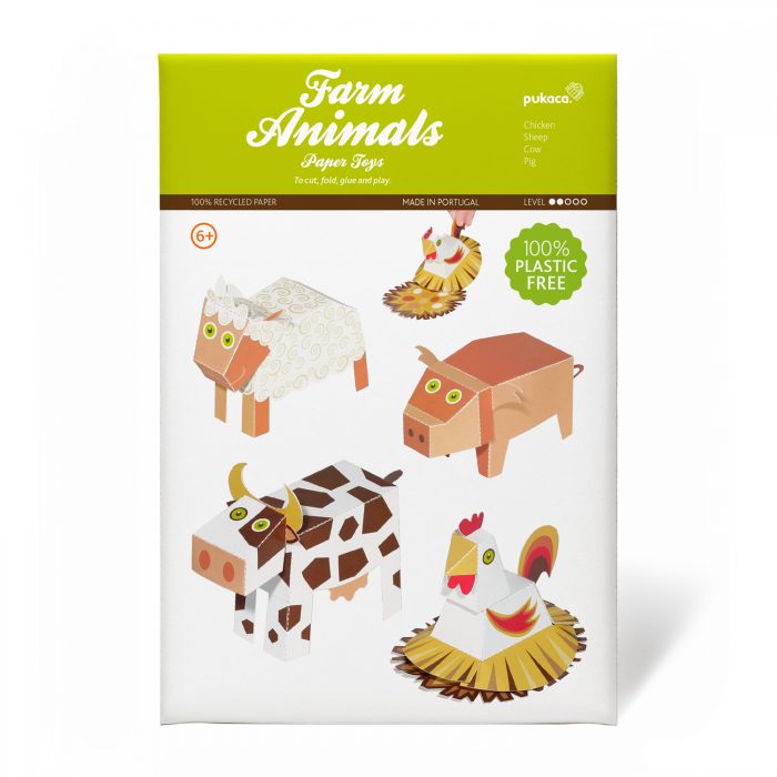 Farm Animals Paper Toys
