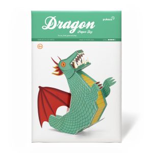 Green Dragon Paper Toy