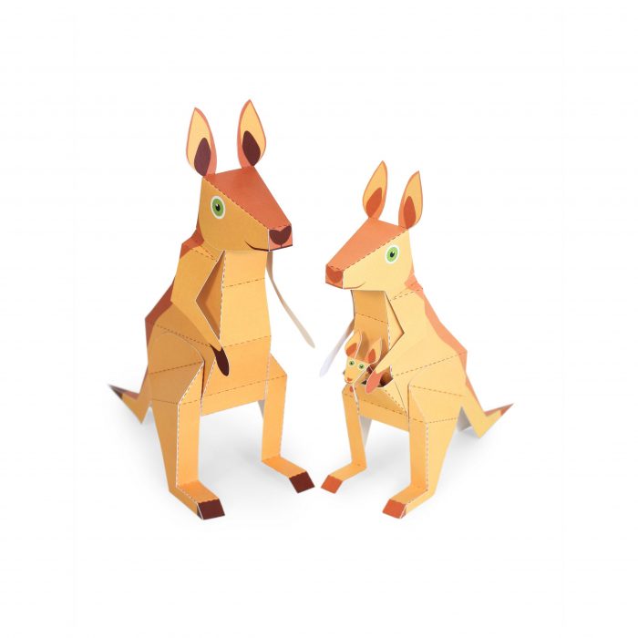 Maxi Kangaroo Paper Toys