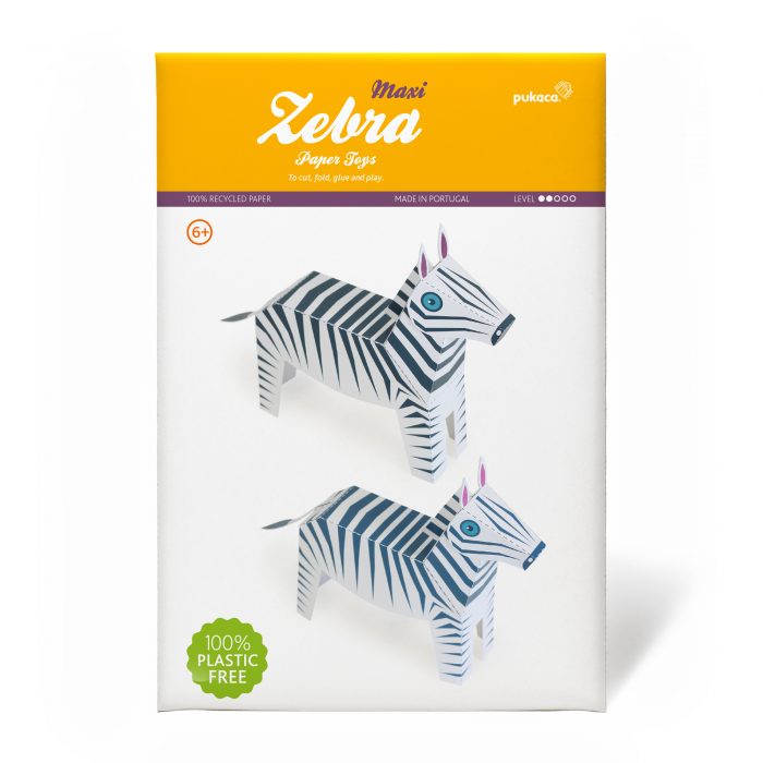 Maxi Zebra Paper Toys