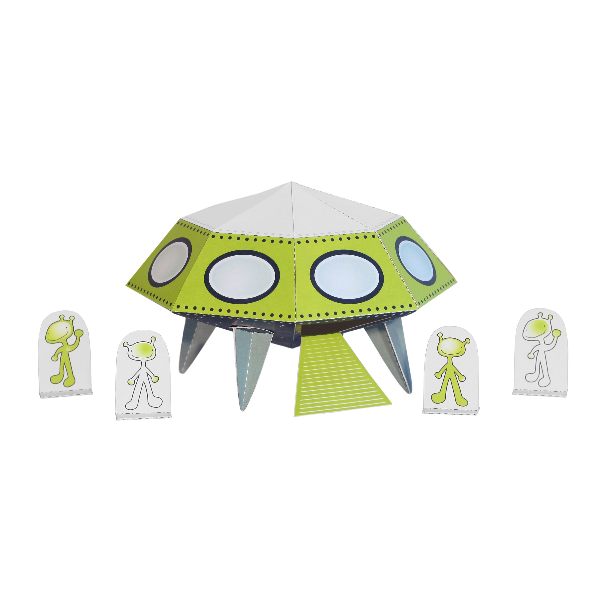 UFO Paper Toy – PUKACA