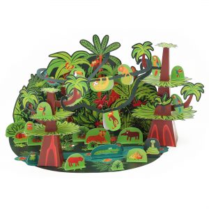 Tropical Forest Paper Toy