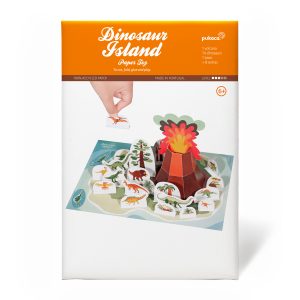 Dinosaur Island Paper Toy