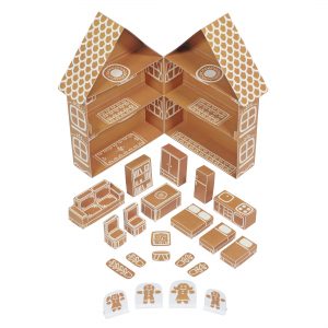 Gingerbread House Paper Toy