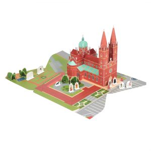 Đakovo Cathedral Paper Toy