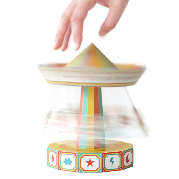 Carousel Paper Toy
