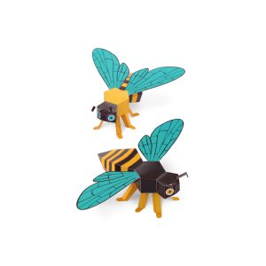 Honey Bees Paper Toys