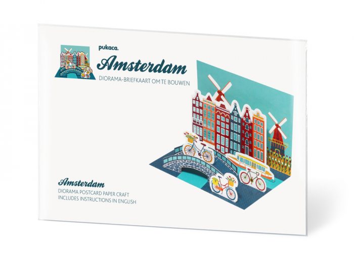 Amsterdam Diorama Postcard
