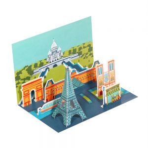 Paris Diorama Postcard