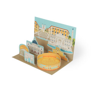 Rome Diorama Postcard