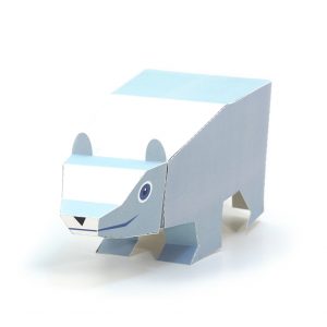 Ice Animals Paper Toys