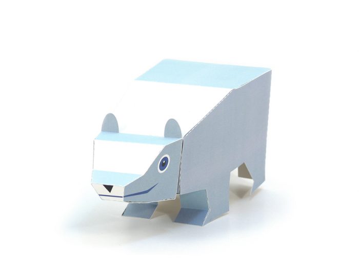 Ice Animals Paper Toys