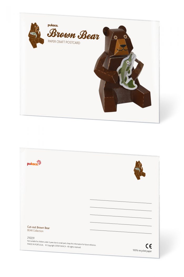 Brown Bear Postcard