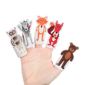 Forest Animals Paper Finger Puppets