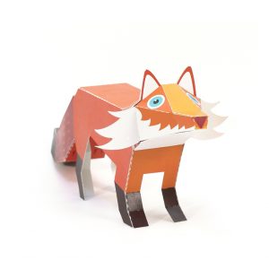 Forest Animals Paper Toys