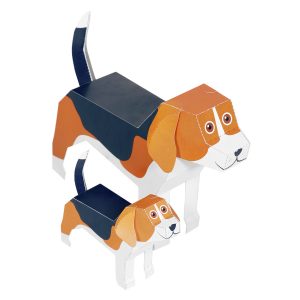 Maxi Beagle Paper Toys
