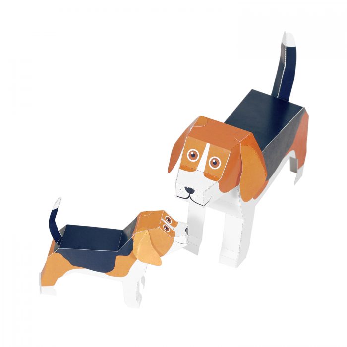 Maxi Beagle Paper Toys