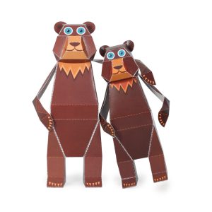 Maxi Bear Paper Toys
