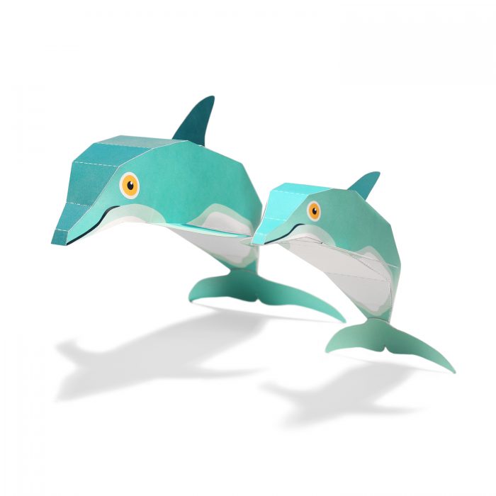 Maxi Dolphin Paper Toys