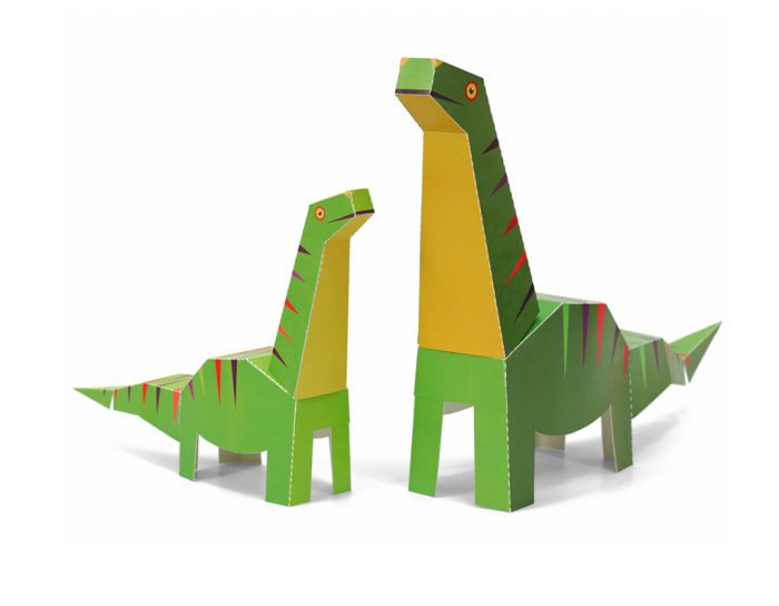 Maxi Diplodocus Paper Toys