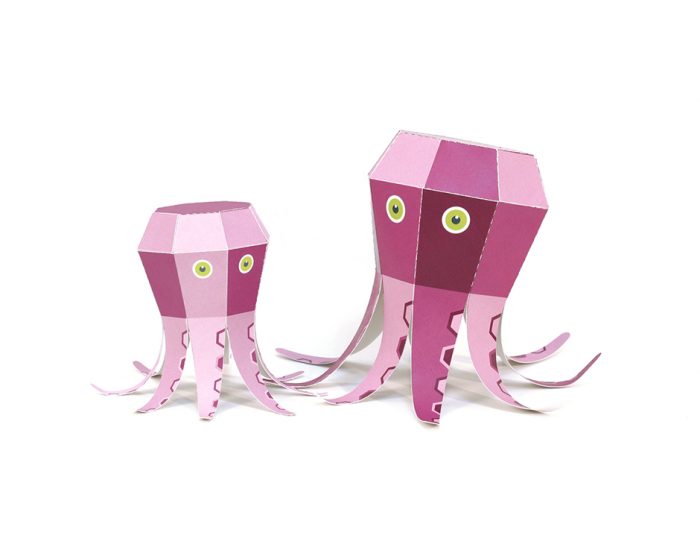 Maxi Octopus Paper Toys