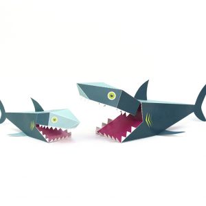 Maxi Shark Paper Toys