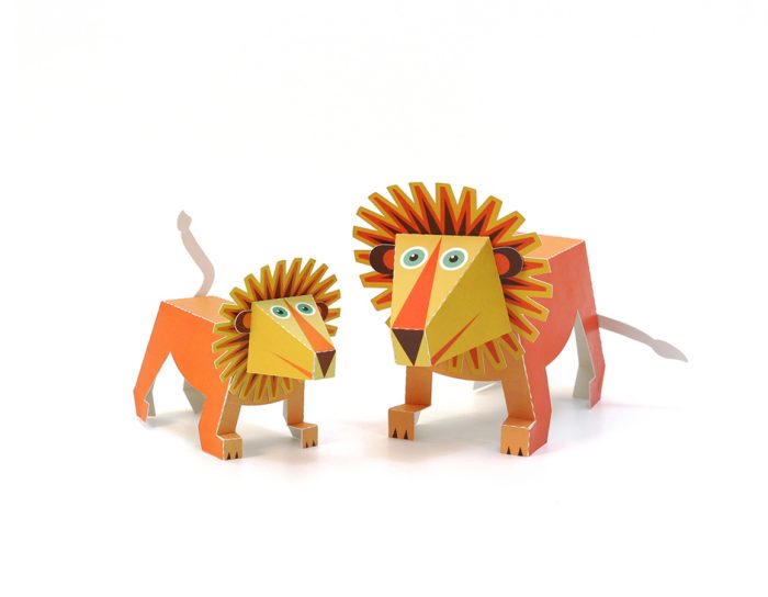 Maxi Lion Paper Toys