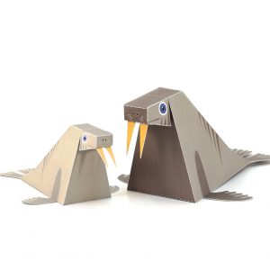 Maxi Walrus Paper Toys