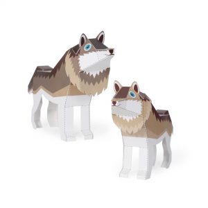 Maxi Wolf Paper Toys