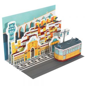 Lisbon Diorama Postcard